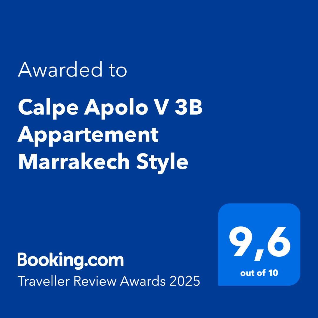 Calpe Apolo V 3B Appartement Marrakech Style Exteriör bild